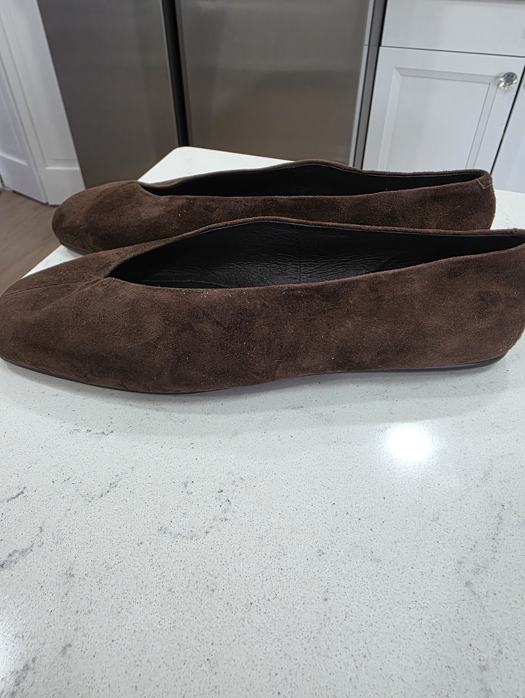 Jeffrey Campbell Fathom Brown Suede Ballet Flats Sz 5.5 — image 3 of 7